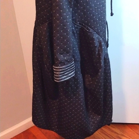 NWT Tulip Clothing Funky Bohemian Toggle Jacket Black Cotton Size M - Picture 5 of 9